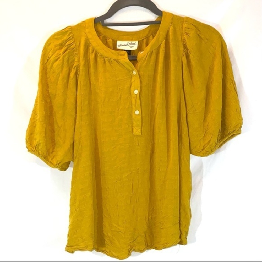 Universal Thread sz S gold BOHO 3/4 sleeve blouse